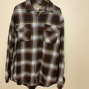 Duluth Trading Co Flannel Button up  Shacket Unisex Size L